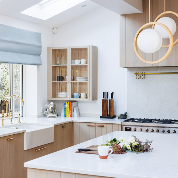 professionally decorated kitchen